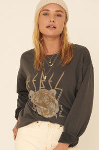 Rebel Tiger Vintage Graphic Sweatshirt - ShopPromesa