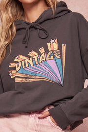 Vintage Stars Garment-Dyed Graphic Hoodie - ShopPromesa
