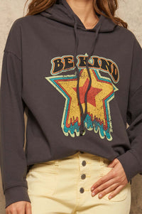 Be Kind Garment-Dyed Graphic Hoodie - ShopPromesa