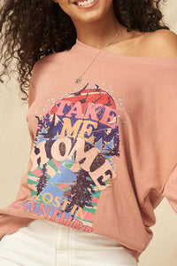 Forest Adventure Garment-Dyed Graphic Sweatshirt - ShopPromesa