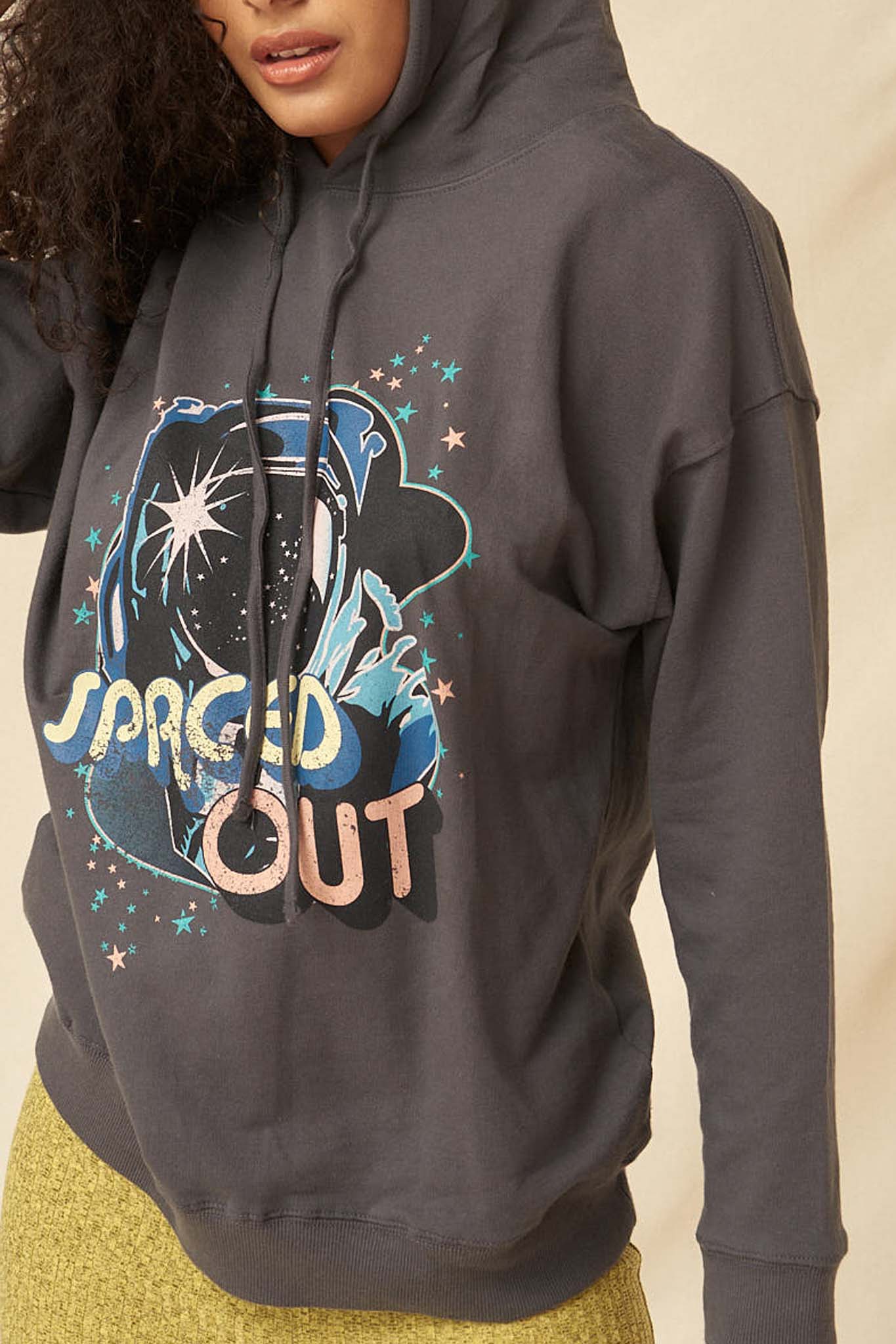 Spaced Out Garment-Dyed Vintage Graphic Hoodie - ShopPromesa