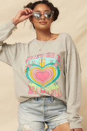Confidence Is Beautiful Vintage Graphic Sweatshirt - ShopPromesa