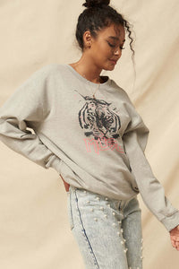 Tiger Muse Vintage Graphic Sweatshirt - ShopPromesa