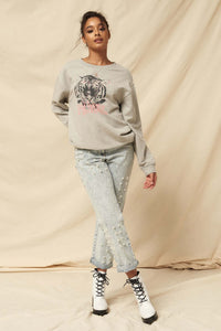 Tiger Muse Vintage Graphic Sweatshirt - ShopPromesa