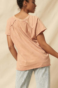 Joy Ride Vintage-Washed Oversize Pocket Tee - ShopPromesa