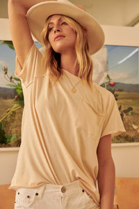 Joy Ride Vintage-Washed Oversize Pocket Tee - ShopPromesa