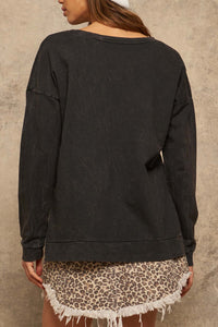 Soul Rider Vintage-Washed Graphic Sweatshirt - ShopPromesa