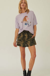 Rainbow Tiger Vintage-Wash Graphic Tee - ShopPromesa