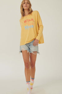 Wish You Were Here Long-Sleeve Graphic Tee - ShopPromesa