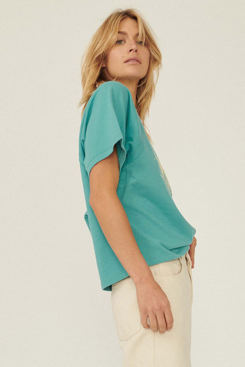 Dreamer Short-Raglan Sleeve Graphic Sweatshirt - ShopPromesa