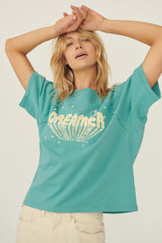 Dreamer Short-Raglan Sleeve Graphic Sweatshirt - ShopPromesa