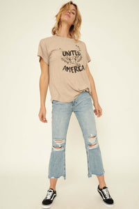 United America Vintage-Print Heather Graphic Tee - ShopPromesa