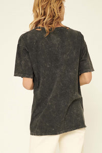 Wild West Oversize Distressed Graphic Tee - ShopPromesa