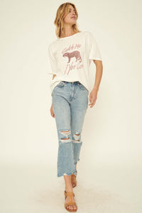 Catch Me If You Can Distressed Graphic Tee - ShopPromesa