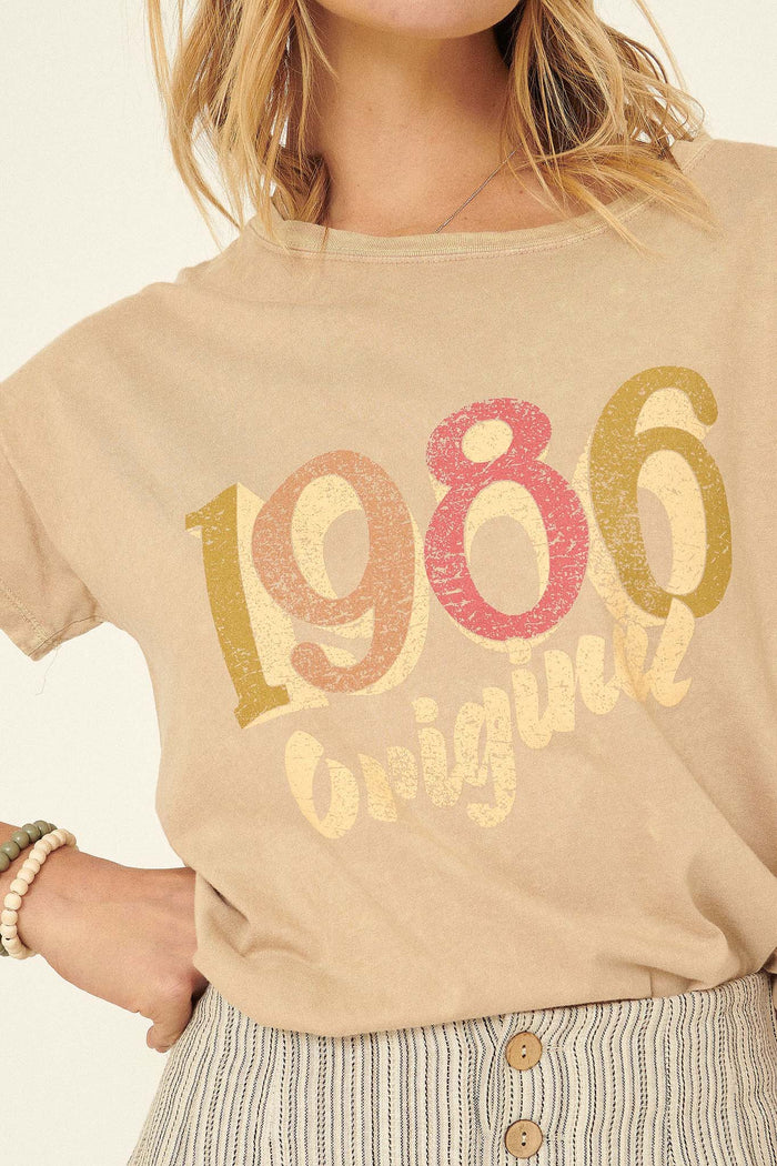 1986 Original Vintage-Wash Graphic Tee - ShopPromesa