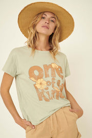 One of a Kind Vintage-Wash Graphic Tee - ShopPromesa