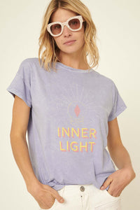 Inner Light Vintage-Wash Graphic Tee - ShopPromesa