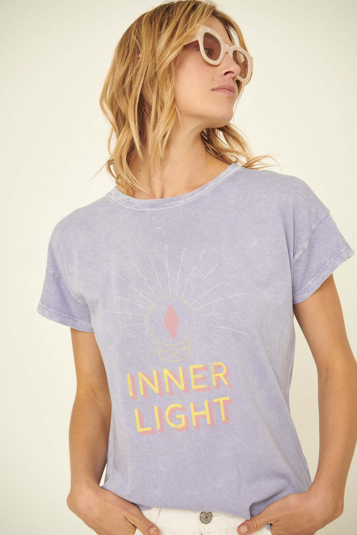 Inner Light Vintage-Wash Graphic Tee - ShopPromesa