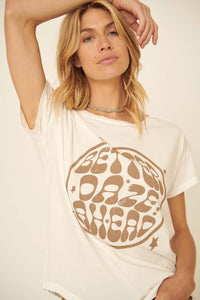 Better Daze Ahead Vintage-Print Graphic Tee - ShopPromesa