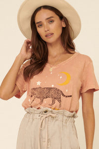 Love Her Wild Vintage-Wash Graphic Tee - ShopPromesa