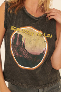 Monument Valley Sleeveless Graphic Tee - ShopPromesa