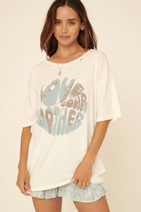 Love Your Mother Distressed Graphic Tee - ShopPromesa