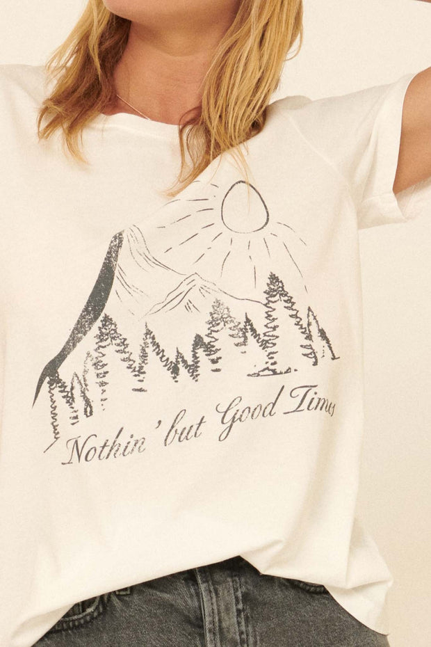 Nothin' But Good Times Vintage Graphic Tee - ShopPromesa