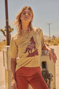 Wild Inside Distressed Vintage-Wash Graphic Tee - ShopPromesa