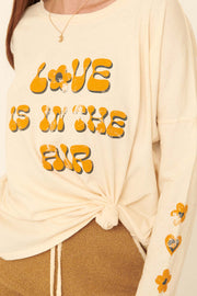 Love Is in the Air Long-Sleeve Graphic Tee - ShopPromesa