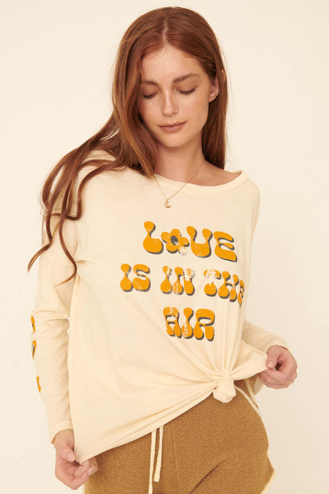 Love Is in the Air Long-Sleeve Graphic Tee - ShopPromesa