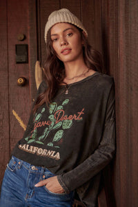 Mojave Desert Long-Sleeve Graphic Tee - ShopPromesa