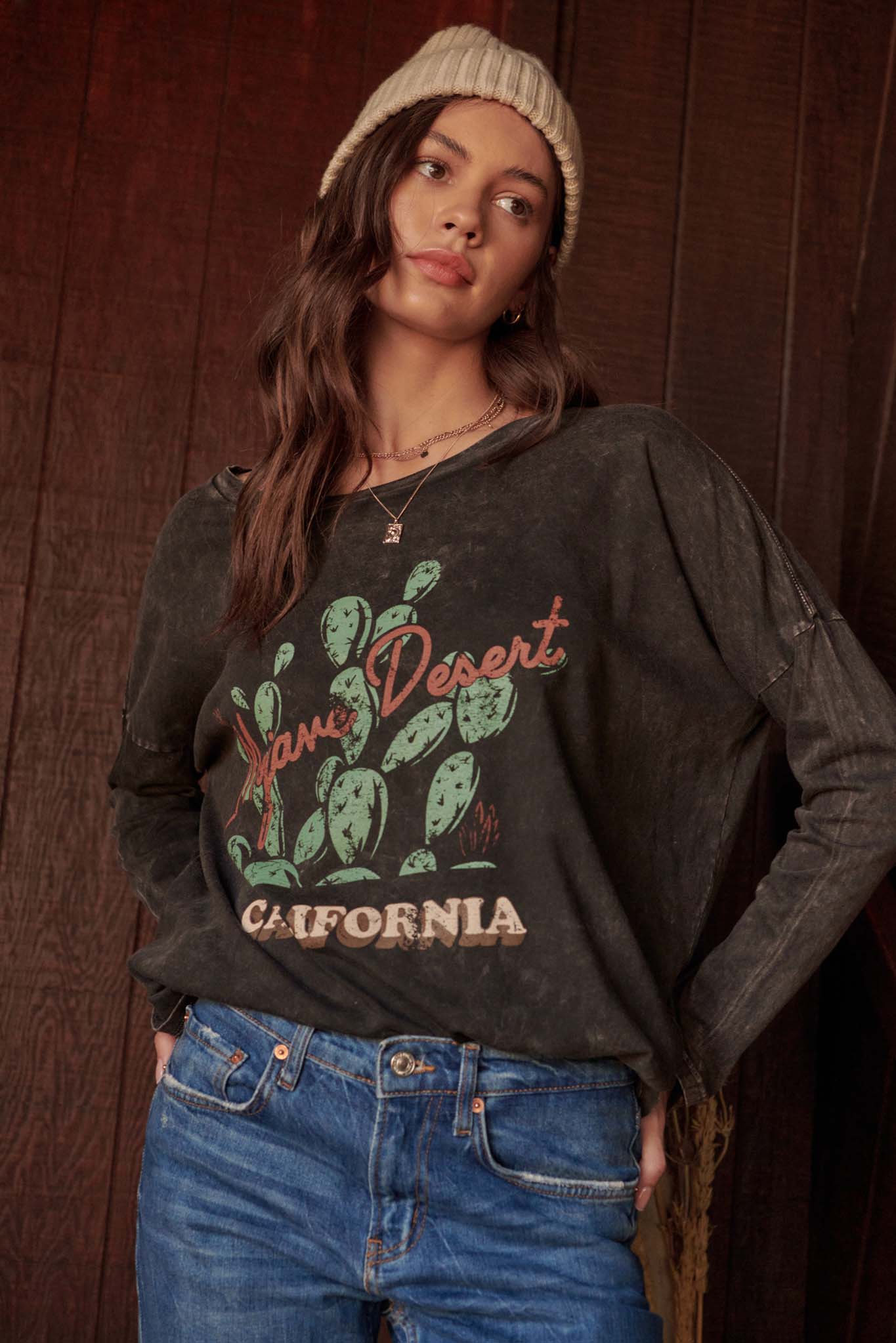 Mojave Desert Long-Sleeve Graphic Tee - ShopPromesa