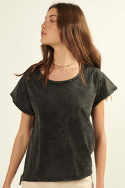 Mineral Washed Exposed-Seam Tee - ShopPromesa