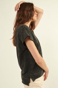 Mineral Washed Exposed-Seam Tee - ShopPromesa