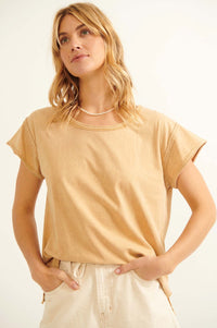 Mineral Washed Exposed-Seam Tee - ShopPromesa