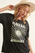 Shine Bright Smiley Face Distressed Graphic Tee - ShopPromesa