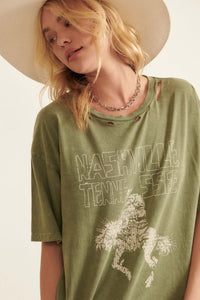 Nashville Tennessee Distressed Graphic Tee - ShopPromesa