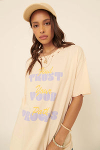 Trust Your Process Distressed Graphic Tee - ShopPromesa