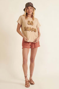 Be Happy Vintage-Wash Graphic Tee - ShopPromesa