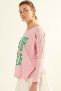 Love Yourself Long-Sleeve Graphic Tee - ShopPromesa