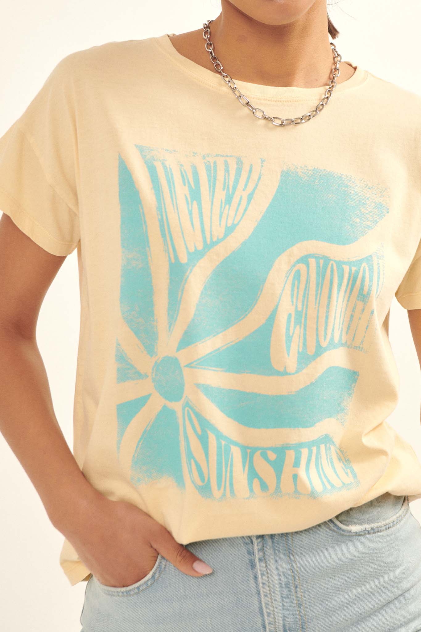 Never Enough Sunshine Vintage Graphic Tee - ShopPromesa