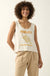 Fearless Tiger Raw-Edge Graphic Tank Top - ShopPromesa