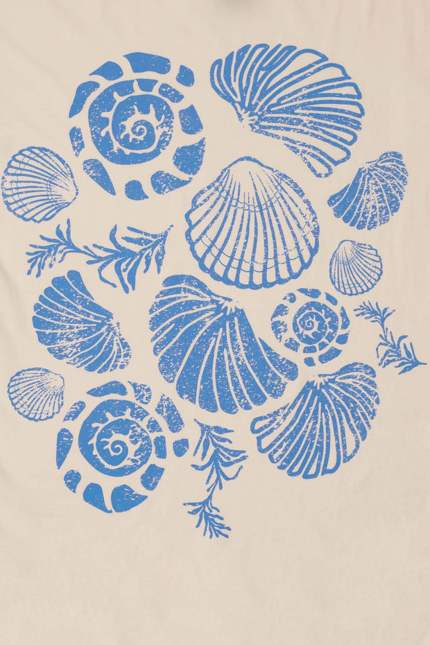 Shell of a Day Vintage-Print Seashell Graphic Tee - ShopPromesa