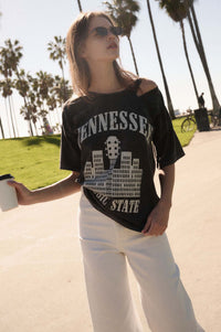 Tennessee Slashed Vintage-Wash Graphic Tee - ShopPromesa