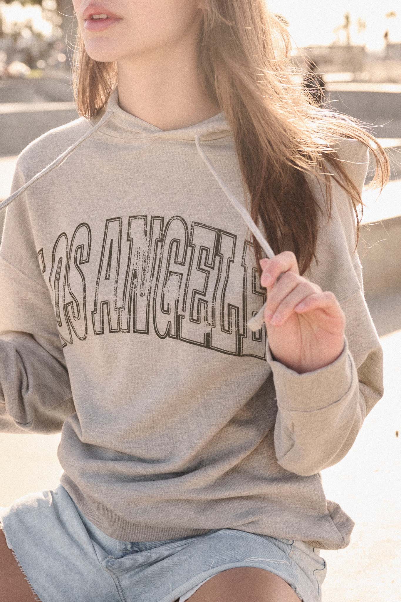 Los Angeles Vintage-Print Graphic Hoodie - ShopPromesa