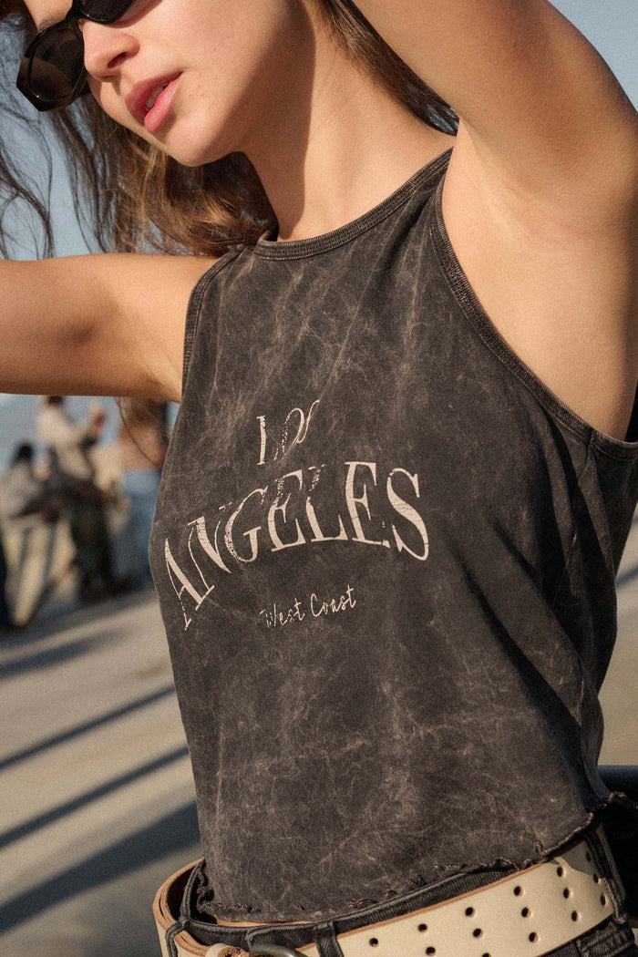 Los Angeles Lettuce-Edge Graphic Tank Top - ShopPromesa