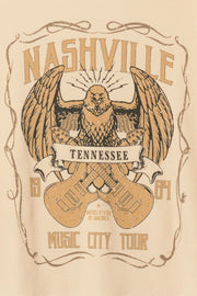 Nashville Music City Tour Graphic Thermal Tee - ShopPromesa