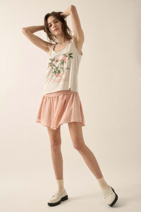 Perfect Peaches Vintage-Print Graphic Tank Top - ShopPromesa