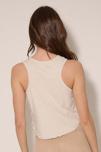 Haute Paris Lettuce-Edge Graphic Tank Top - ShopPromesa