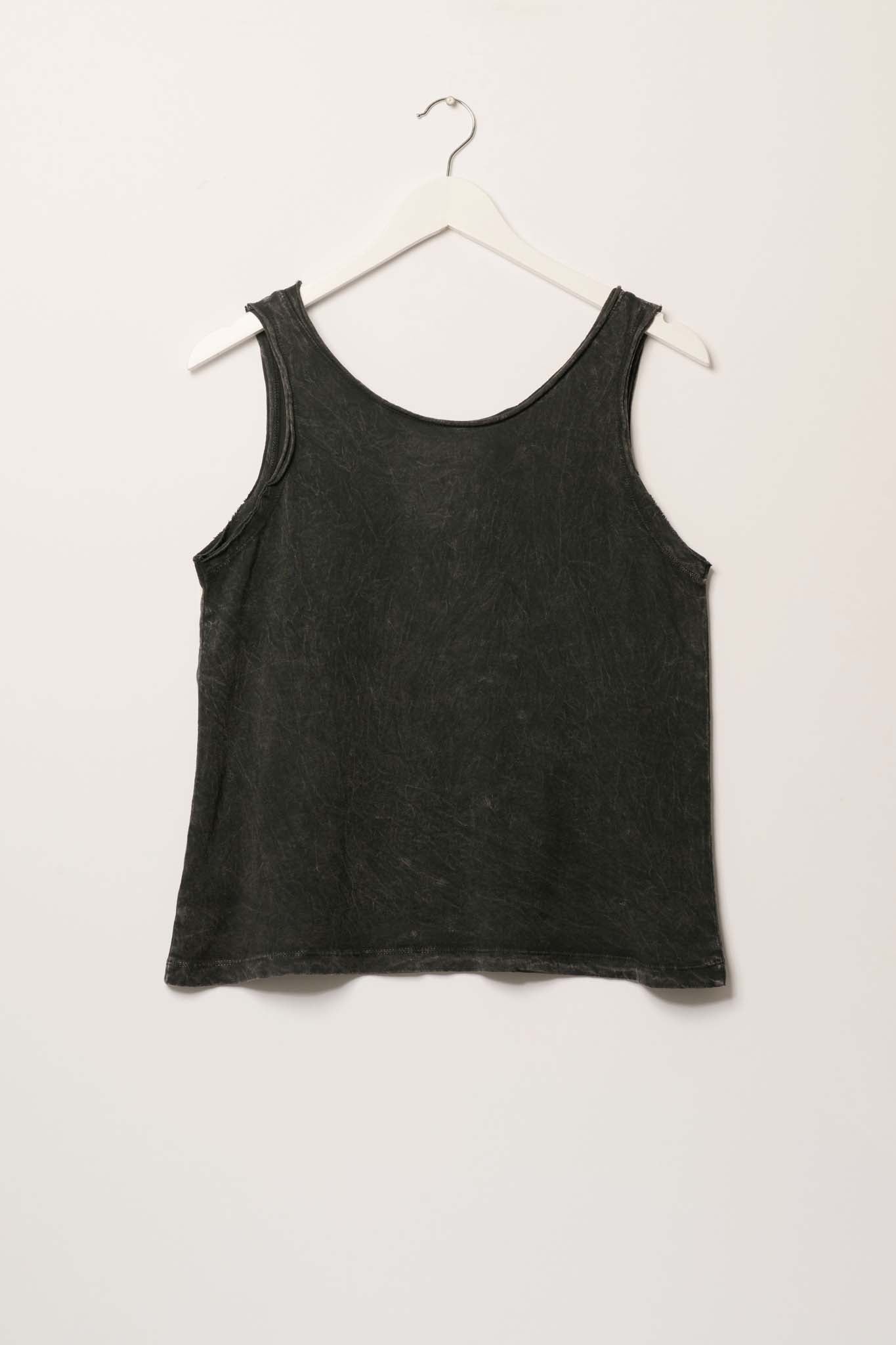 Nashville Guitar Raw-Edge Graphic Tank Top - ShopPromesa